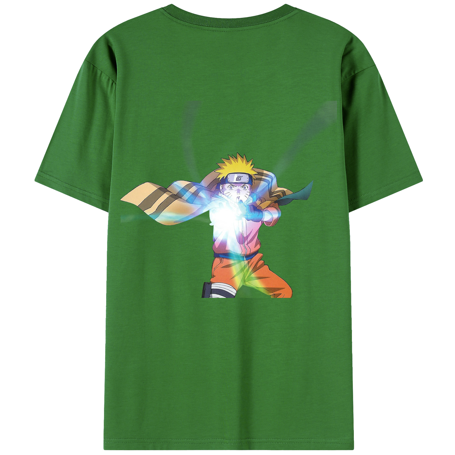 （画像用） NARUTO -ナルト- うずまき ナルト Uzumaki Naruto レディース半袖Tシャツ(バックプリント)